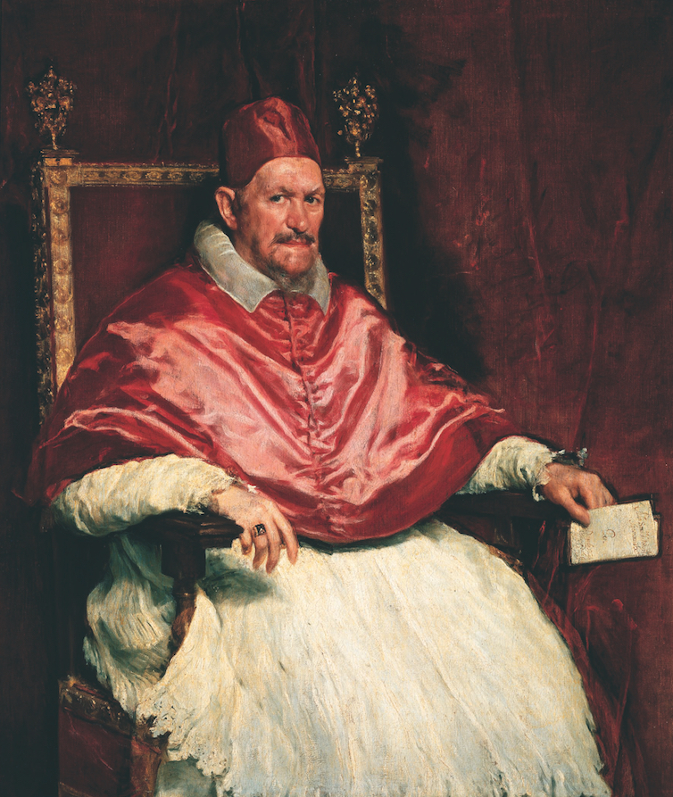 Diego Velazquez, Portrait du pape Innocent X, 1650, 140 x 200, Huile sur toile, Rome, Galleria Doria Pamphilj, © Amministrazione Doria Pamphilj srl