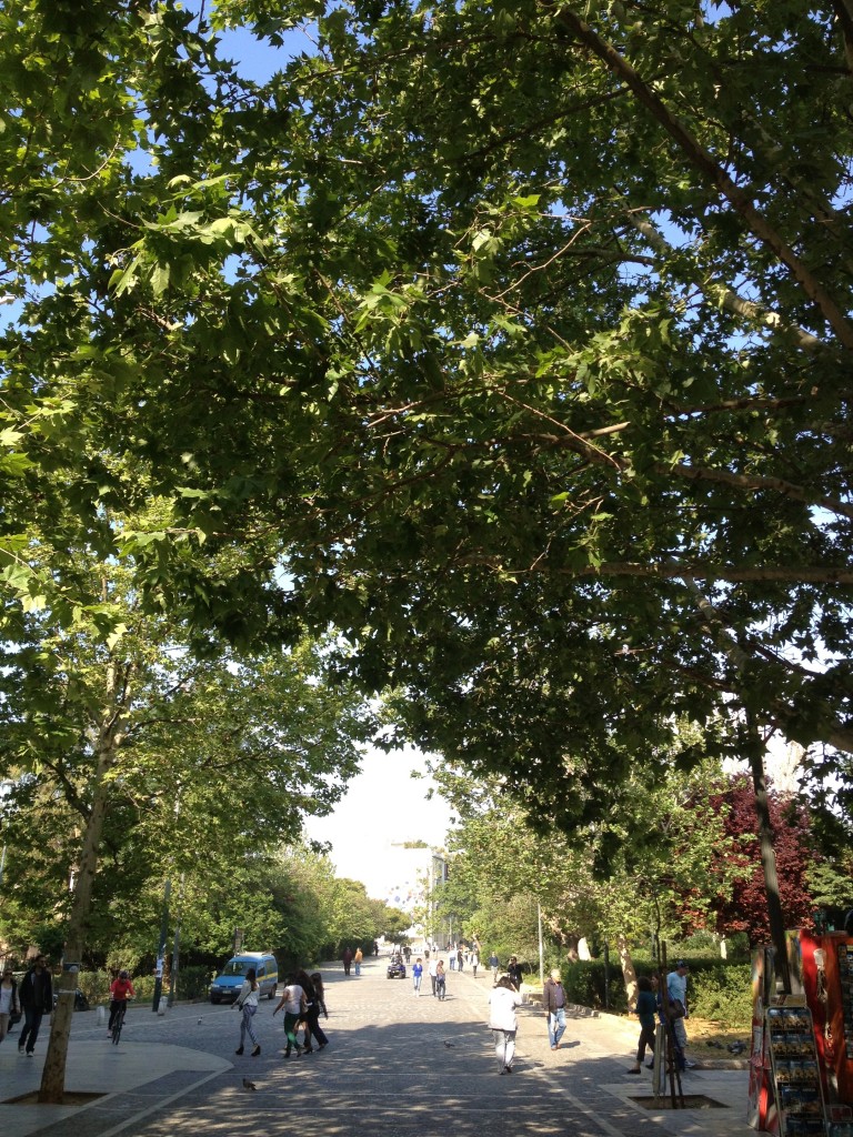 La rue Dionysiou Aréopaghitou
